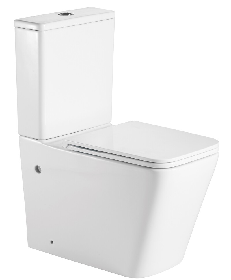 Чаша унітазу-компакту без сидіння MIXXUS PREMIUM QUADRO-0402-R BOWL 425x390x675 система змиву RIMLESS (MI8340)
