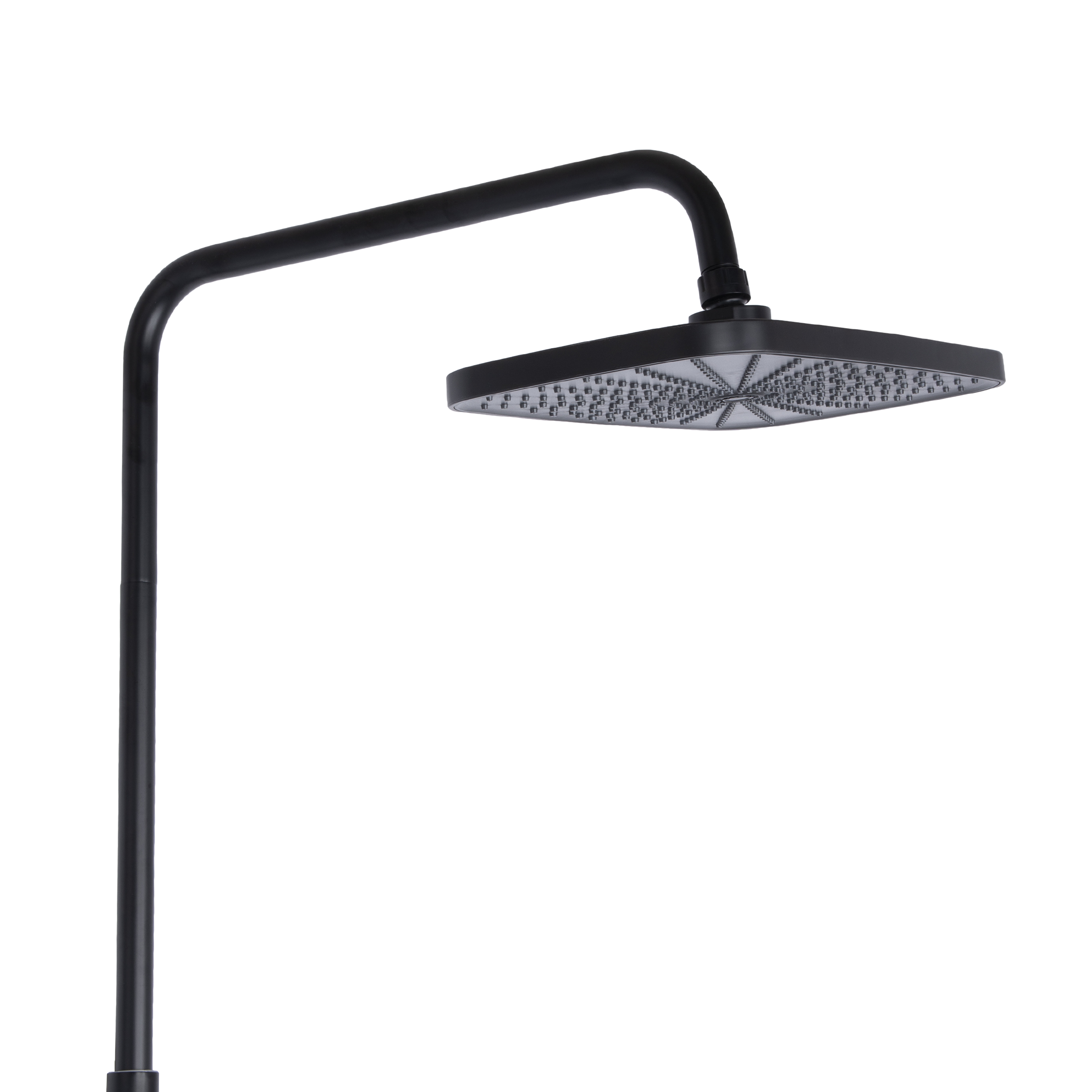 Душова система універсальна Qtap Gemini на три споживачі (з виливом) QTGEM111BLM45686 Black Matt