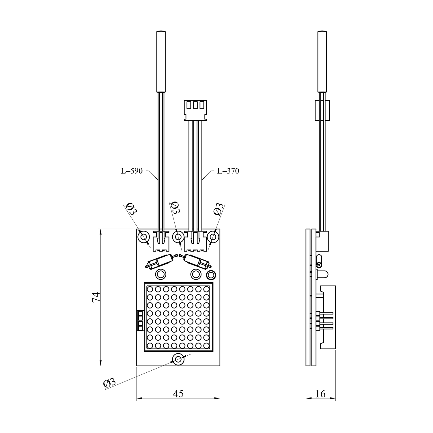 Цифровий екран дисплея Kroner Runder 0130