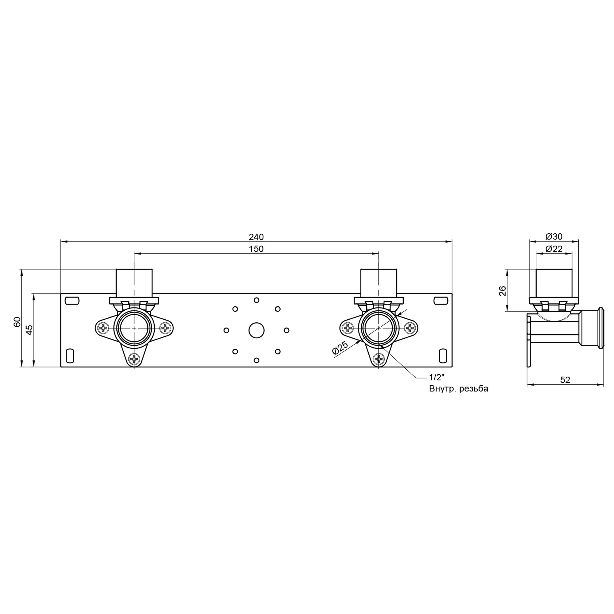 Планка прес в зборі Icma 16х1/2" №412