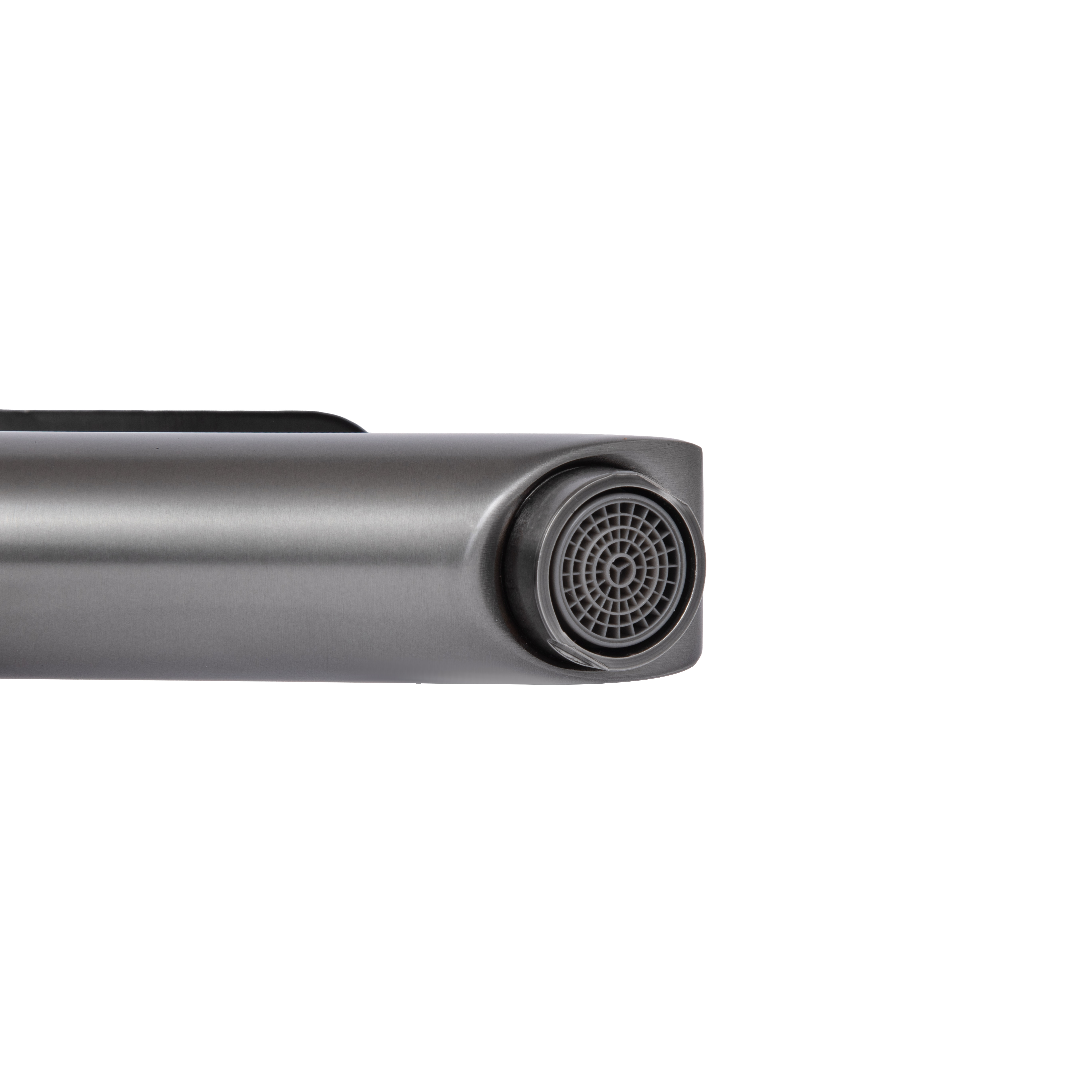Змішувач для раковини Brinex Pure 001F низький  Gunmetal Black BRIPUR001FGRP