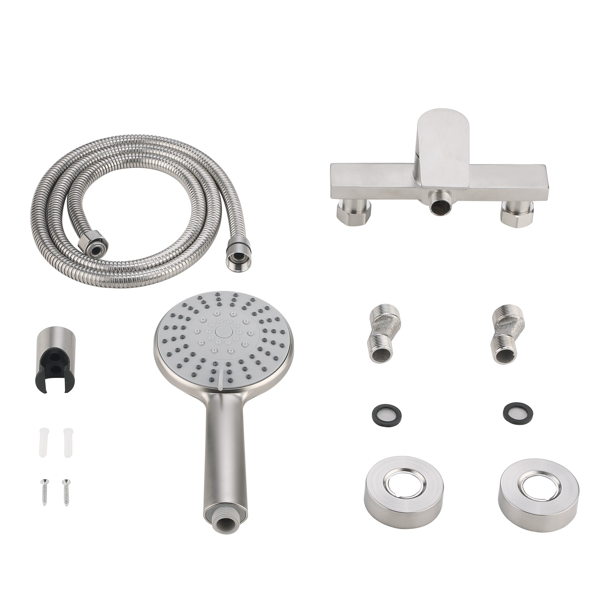 Змішувач для душу Lidz Nexus 010 (k35)  LDNEX010NKS49188 Nickel