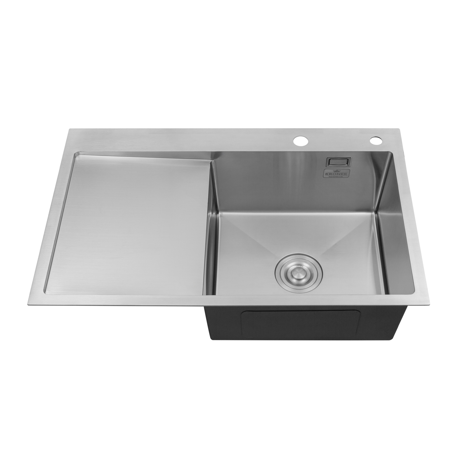 Кухонна мийка Kroner KRP Gebürstet - 7849RHM (3.0/1.0 мм)