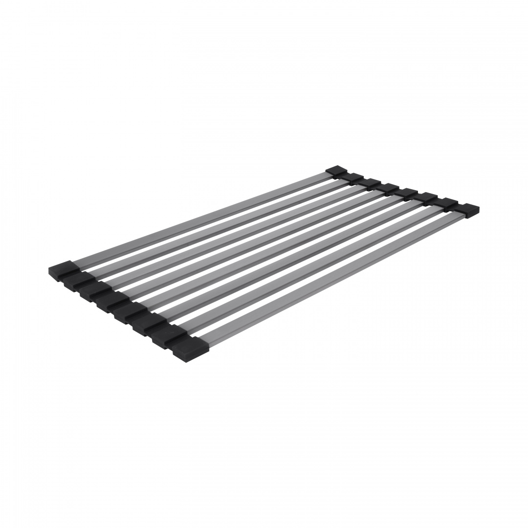 Сушарка на кухонну мийку Lidz Acsis LA12 Black, плоска основа, для посуду 430х218 мм LDACSLA12BLM49766