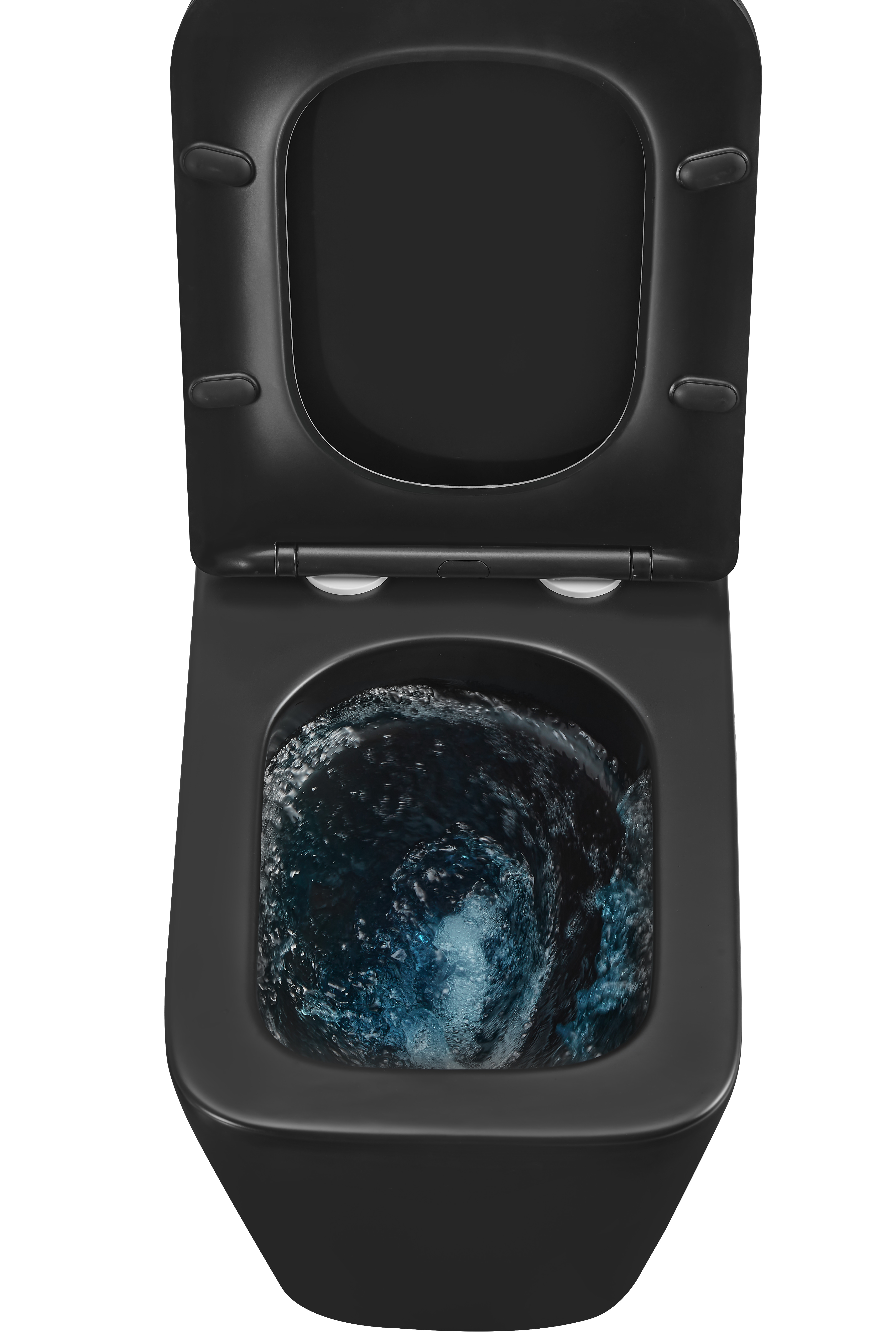 Унітаз підвісний MIXXUS PREMIUM QUADRO-0301-T3 BLACK 490х340х360mm система змиву TORNADO 3.0 (MP6587)