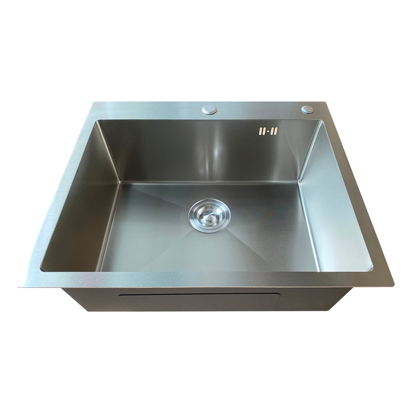 Мийка з нерж. сталі MIXXUS MH6050 MICRO DECOR SS COLOR (3.0/0.8) (колір нержавійка) (MI8220)