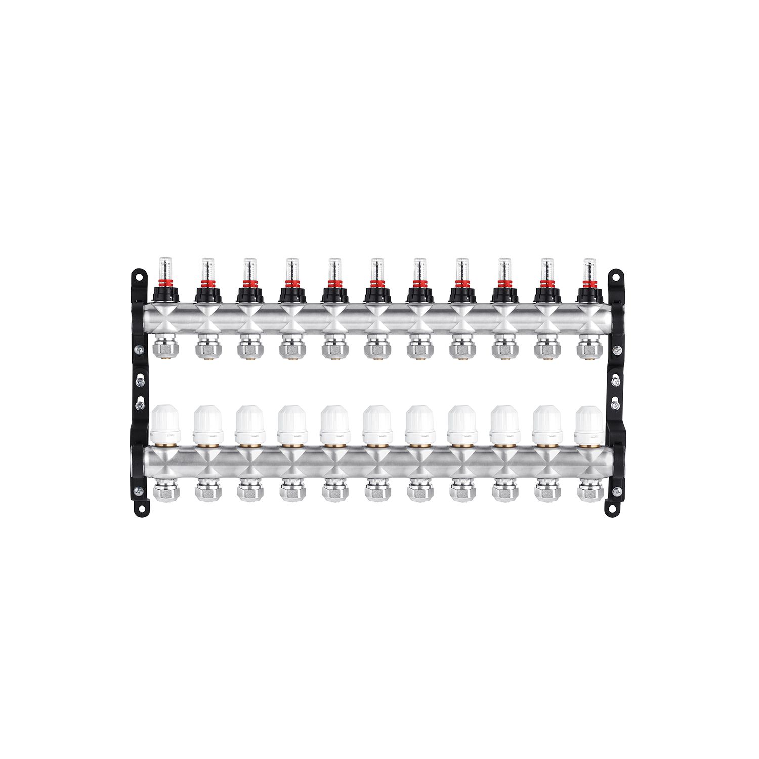 Колектор в зборі STA "Classic" на 11 виходів G1" з євроконусами, нержавіюча сталь