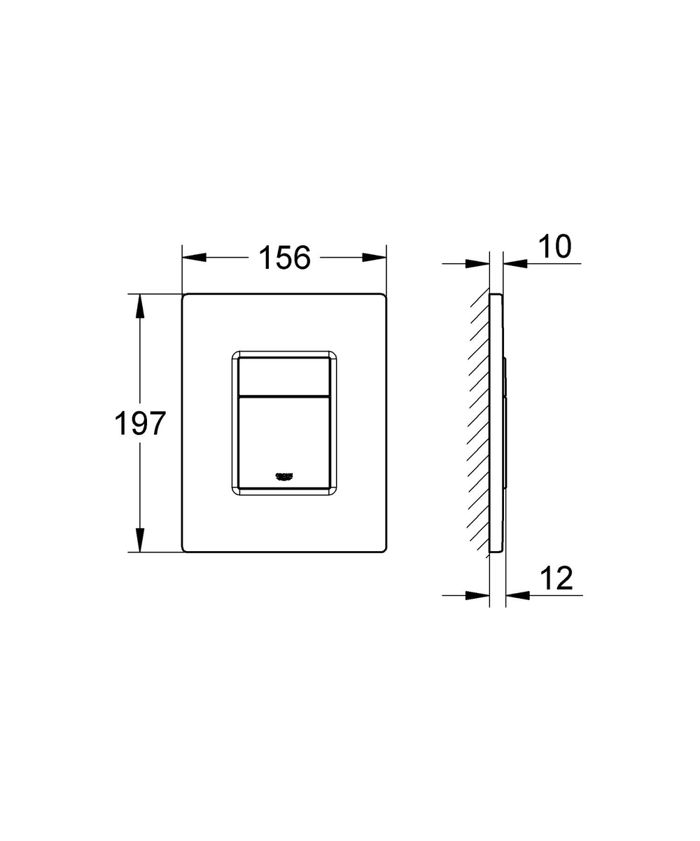 Комплект Grohe Set Унітаз ELLIPSE-0301-T3 + Інсталяція 38536001 + панель 38732000 (38536001ELLIPS0301T3)