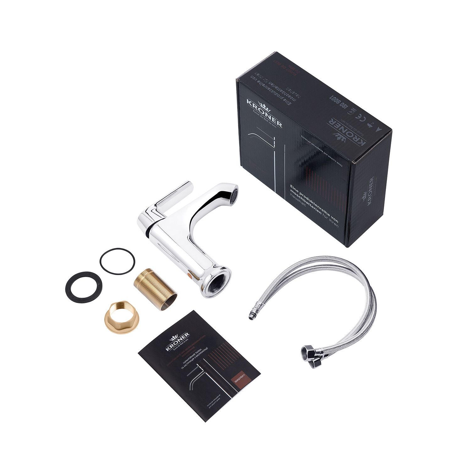 Набор 2 в 1 душова система Kroner Armada-W066 + змішувач Armada-C010