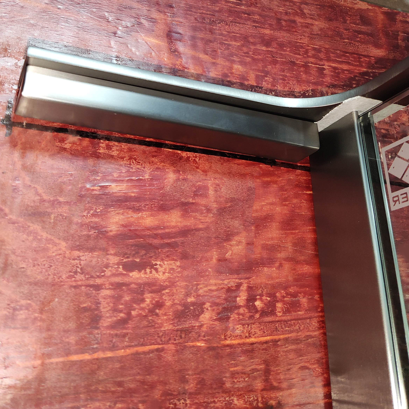 Душова перегородка Walk-In KOER SR SP02-100x200-TR-07 прозоре скло EASY CLEAN 8мм графіт (KR5397)