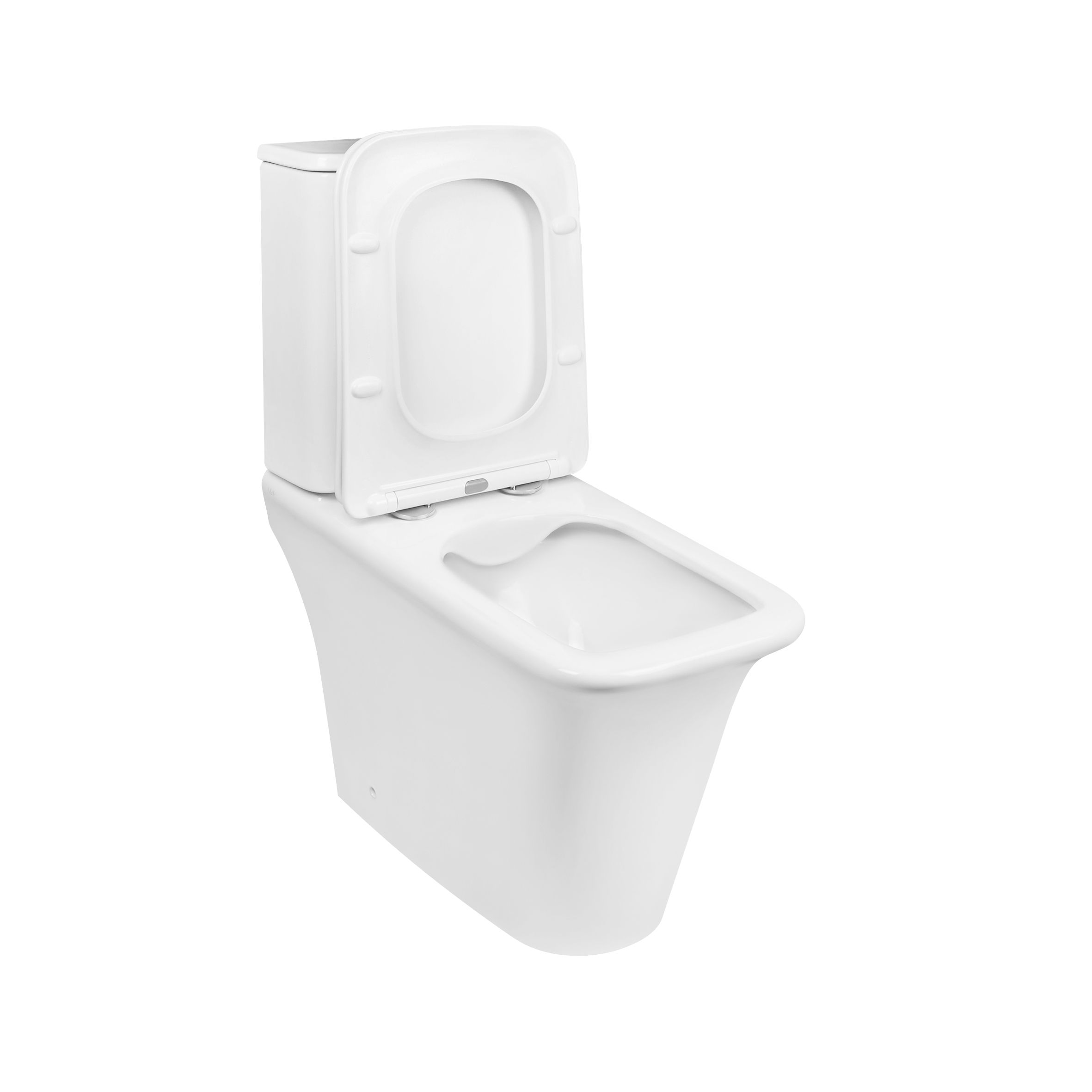 Унітаз-компакт Qtap Kalao безобідковий з сідінням Soft-close QT08221213AW