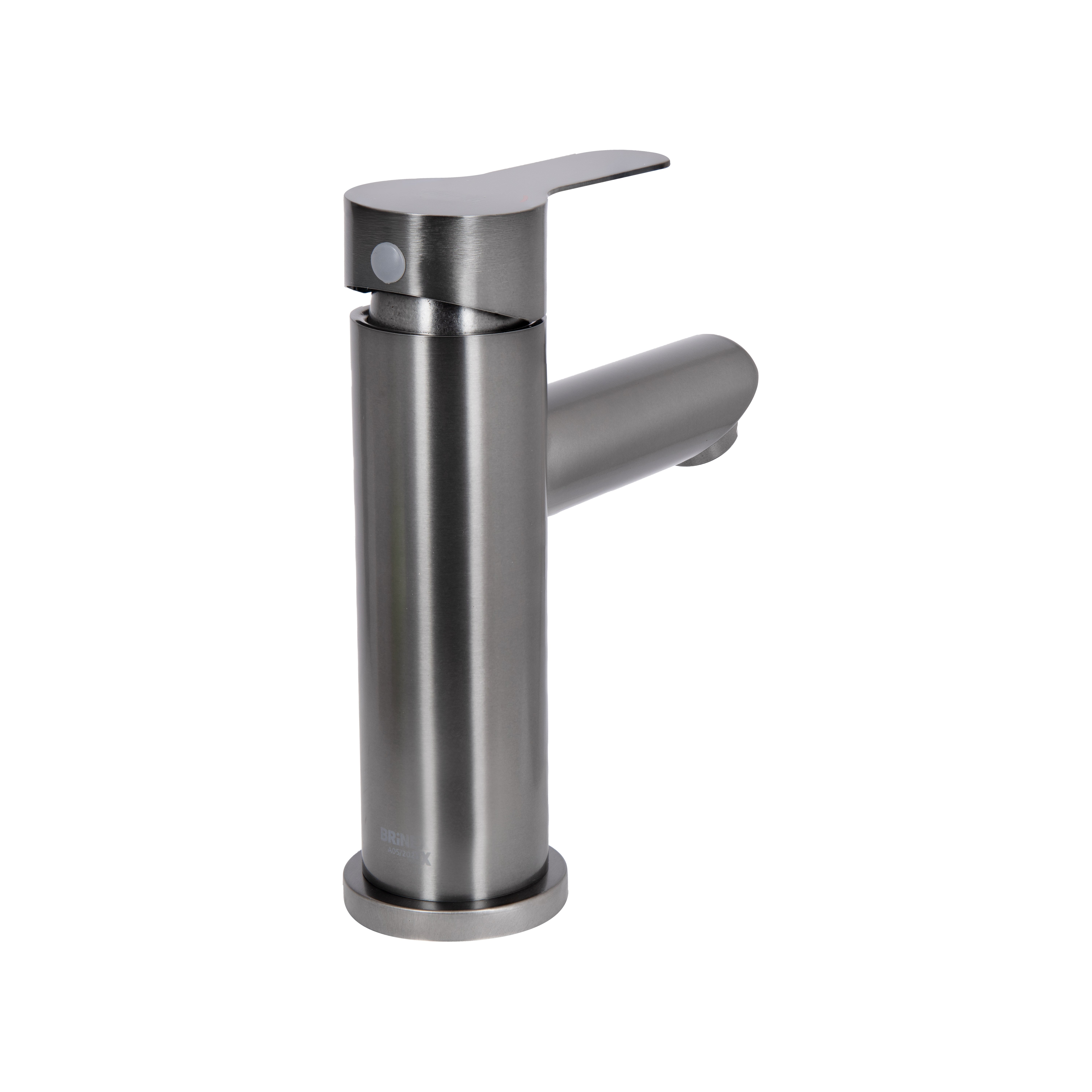 Змішувач для раковини Brinex Pure 001F низький  Gunmetal Black BRIPUR001FGRP