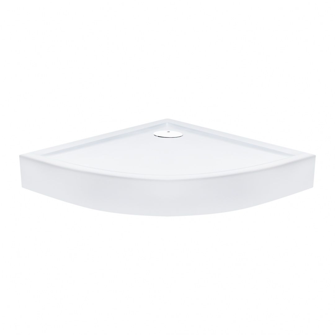Душевой поддон Qtap Robin 309912W 90x90x12 см + сифон