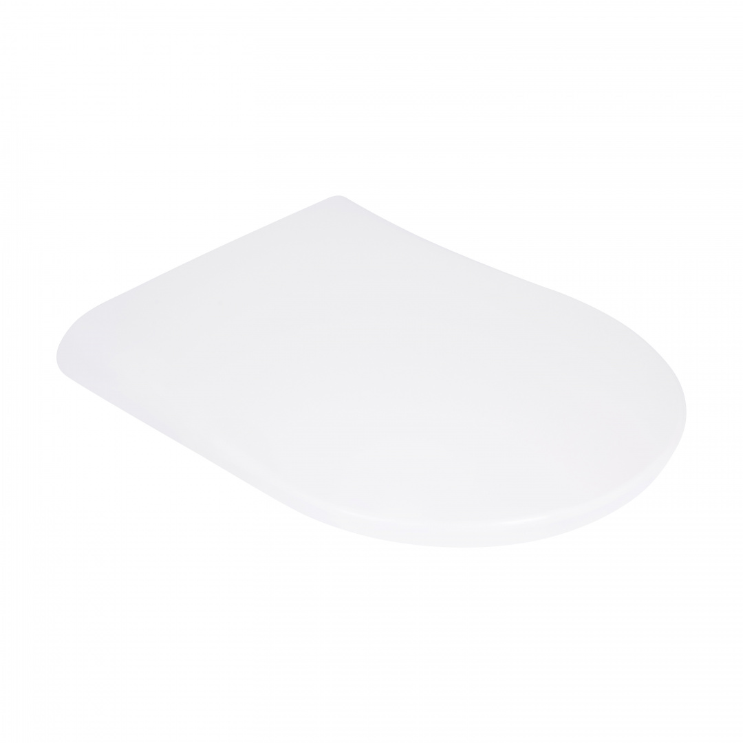 Qtap Сидіння для унітаза (Robin 490, Scorpio 490) 430x363x60 мм, White, з мікроліфтом, Slim Duroplast, MagLock QTSC179W48915