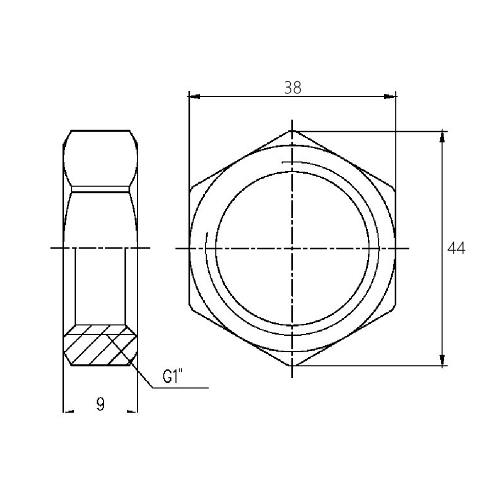 Контргайка Thermo Alliance Forte 1" SF35025