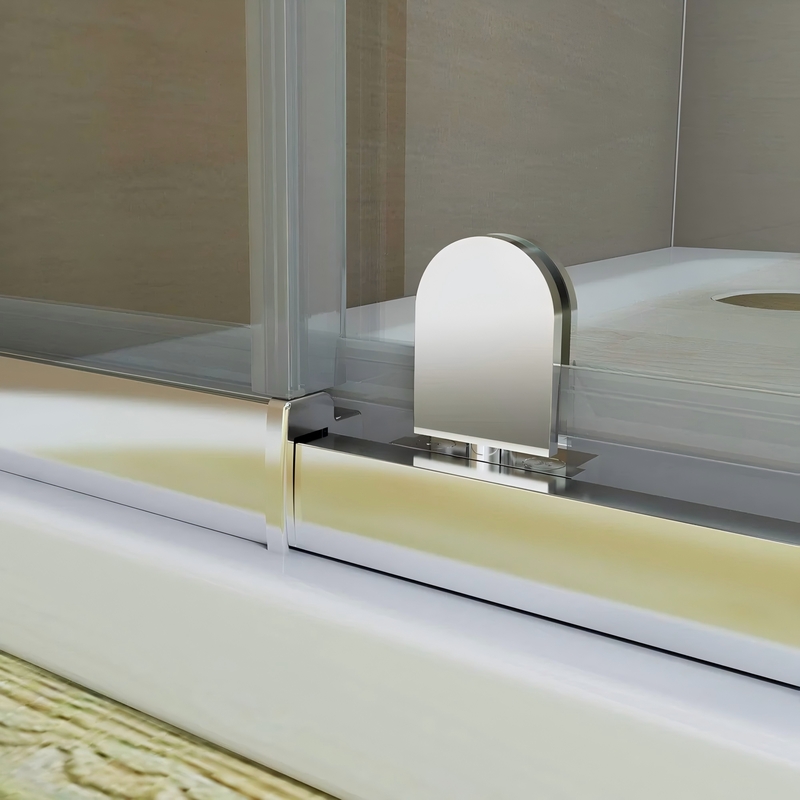 Душова кабіна без піддону KOER SR SC05-90x90x195-TR-01 прозоре скло EASY CLEAN 6мм хром (KR5363)