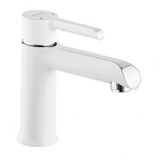 Змішувач для умивальника MIXXUS PREMIUM EDEM 001 WHITE (Колір білий/хром) (MI5843)