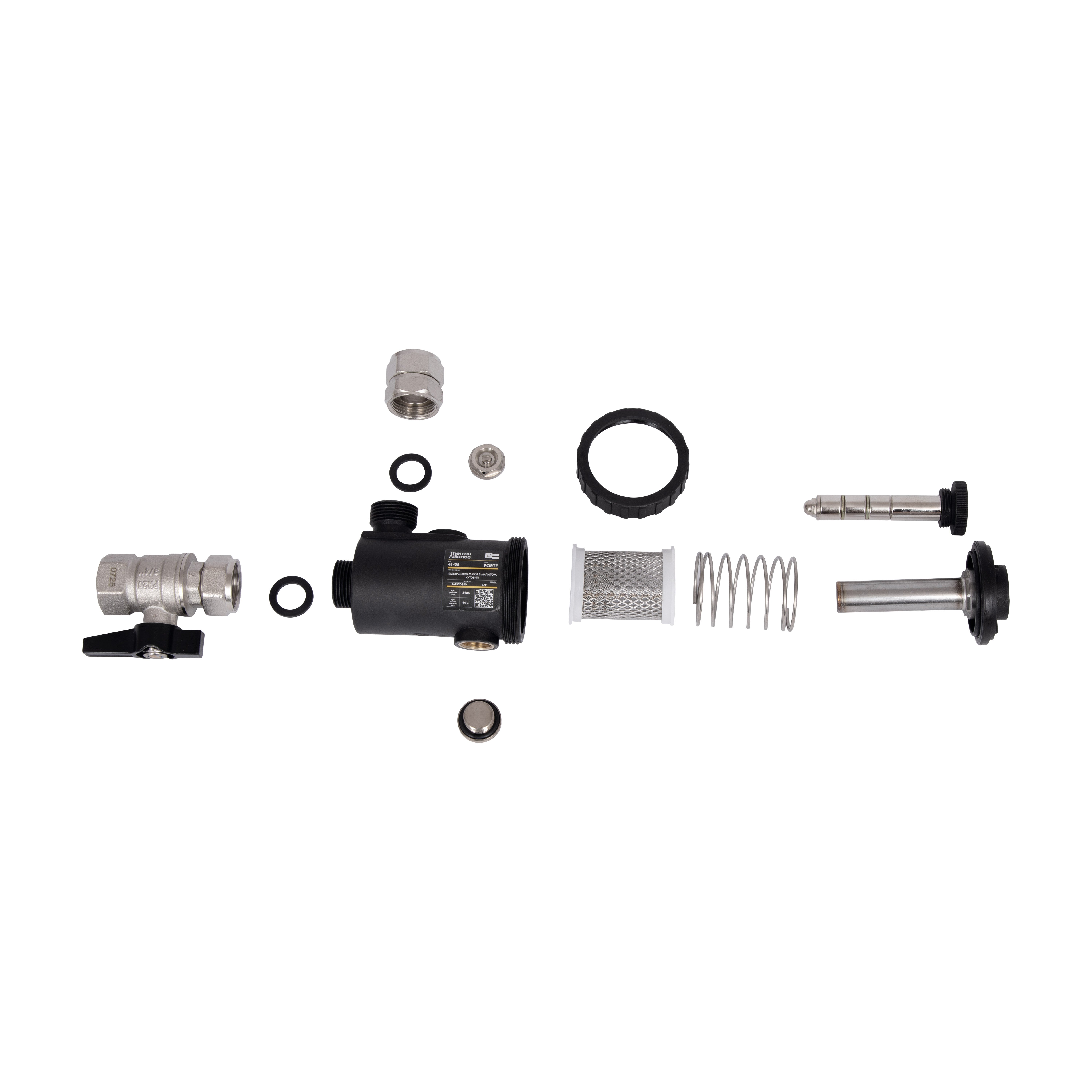 Фільтр-дешламатор Thermo Alliance Forte 3/4", кутовий (магнітний шламоуловлювач) TAF420G20