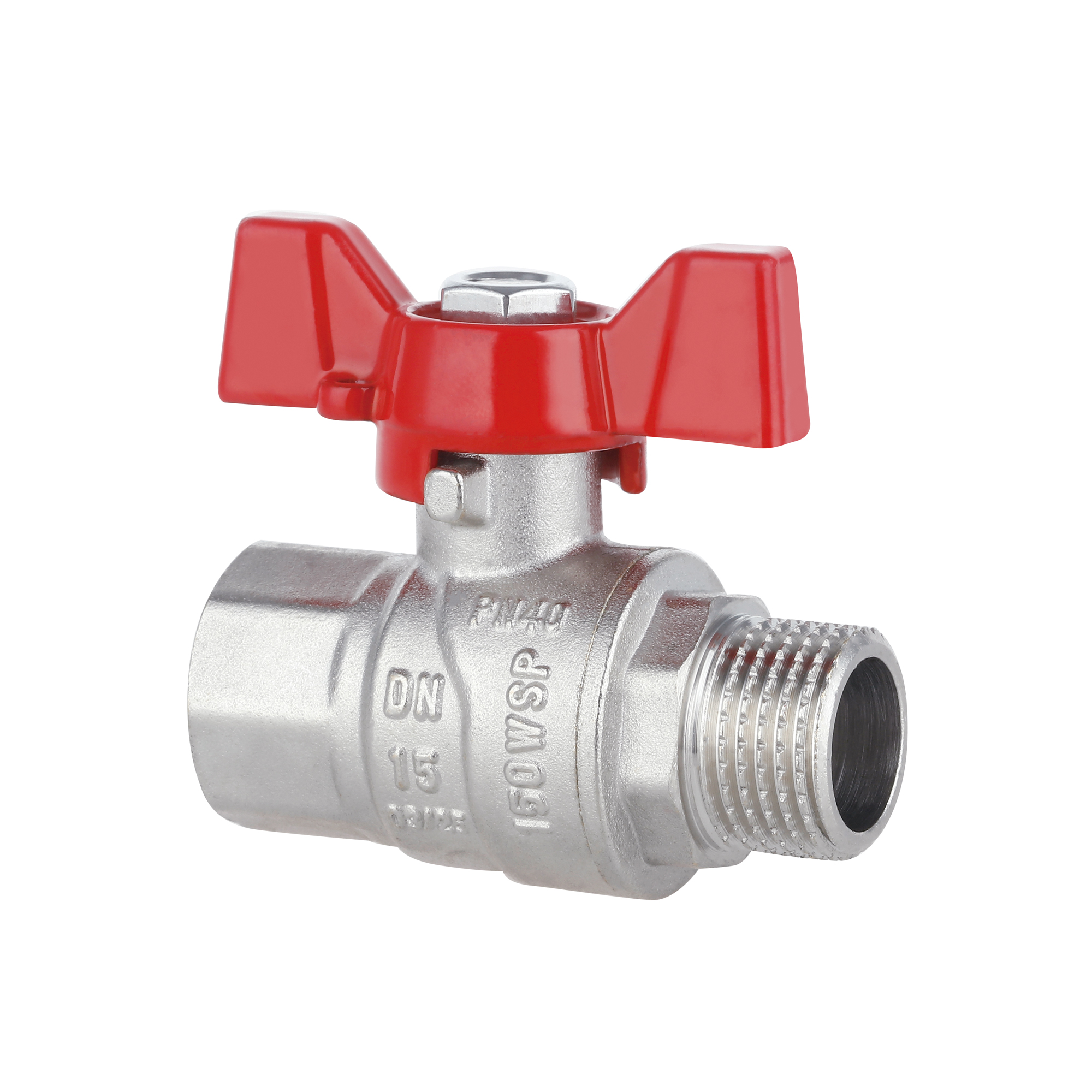 Кран кульовий Thermo Alliance Forte 1/2" ВЗ для води (метелик) SF607W15