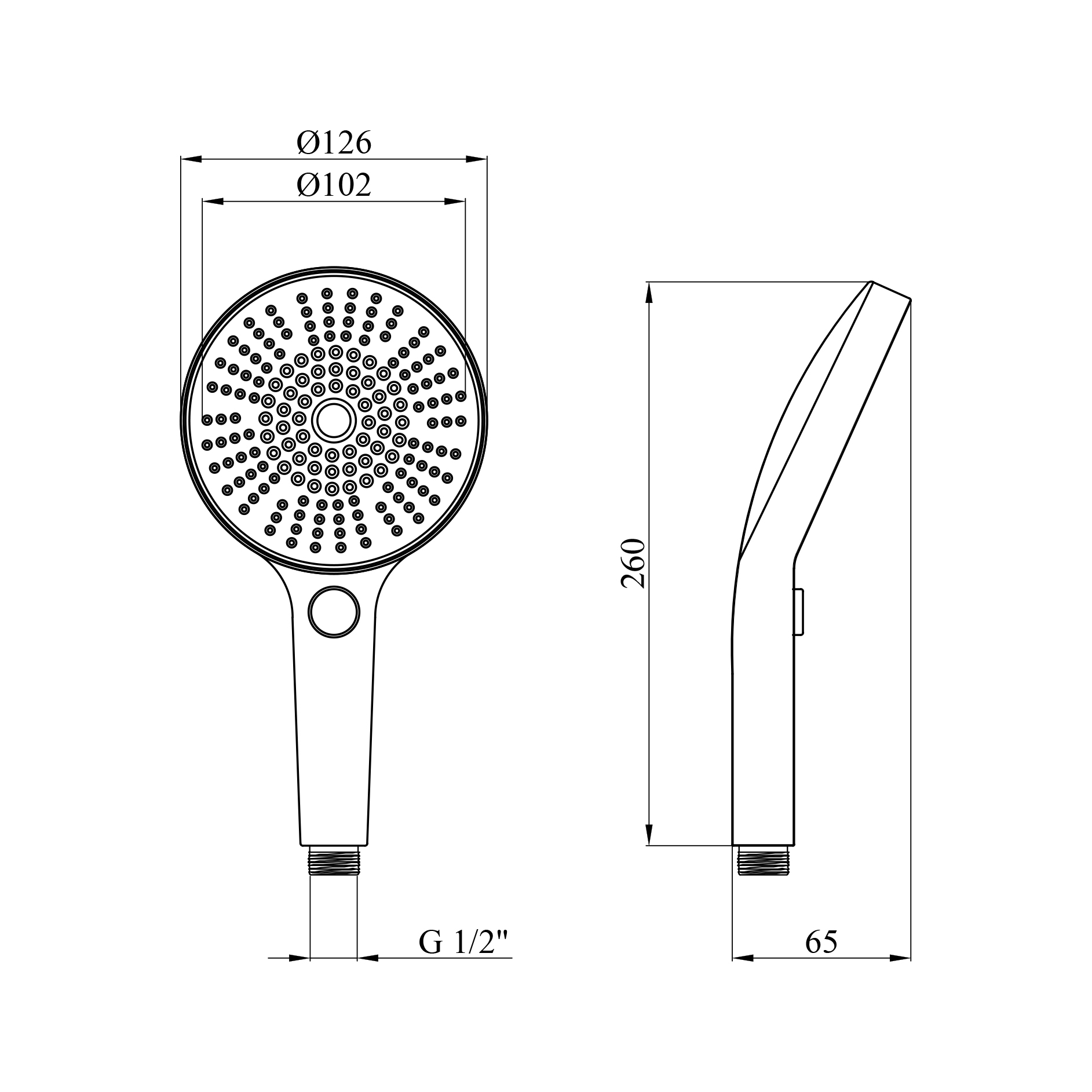 Лійка для ручного душу Kroner Element 2801552923Z-5301