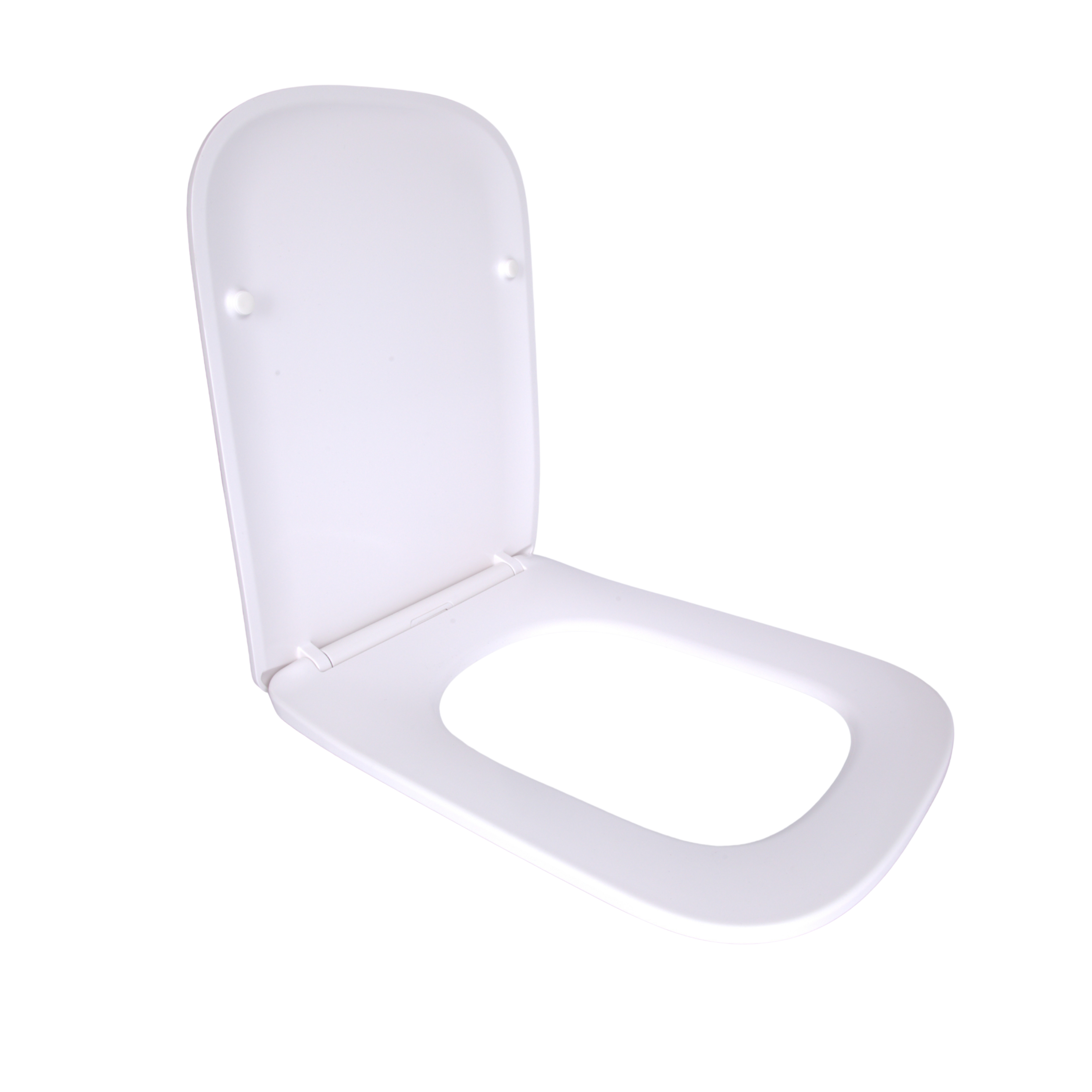 Сидіння для унітаза (Tern 490,520,610) 435x344x50 мм, White, з мікроліфтом, Slim Duroplast, Quick Release QTSC179W47353 Qtap