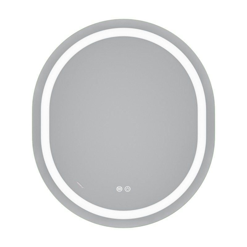 Дзеркало MIXXUS PREMIUM ELLIPSE MV05-80x70-REVERSE з LED Touch, Anti-fog, димером (3-6,5kK) (MP6643)