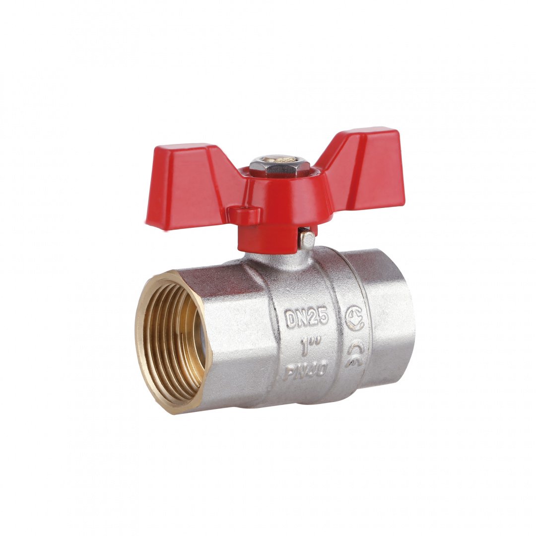 Кран кульовий Thermo Alliance Standart 1" ВР для води (метелик) SD602NW25PN40