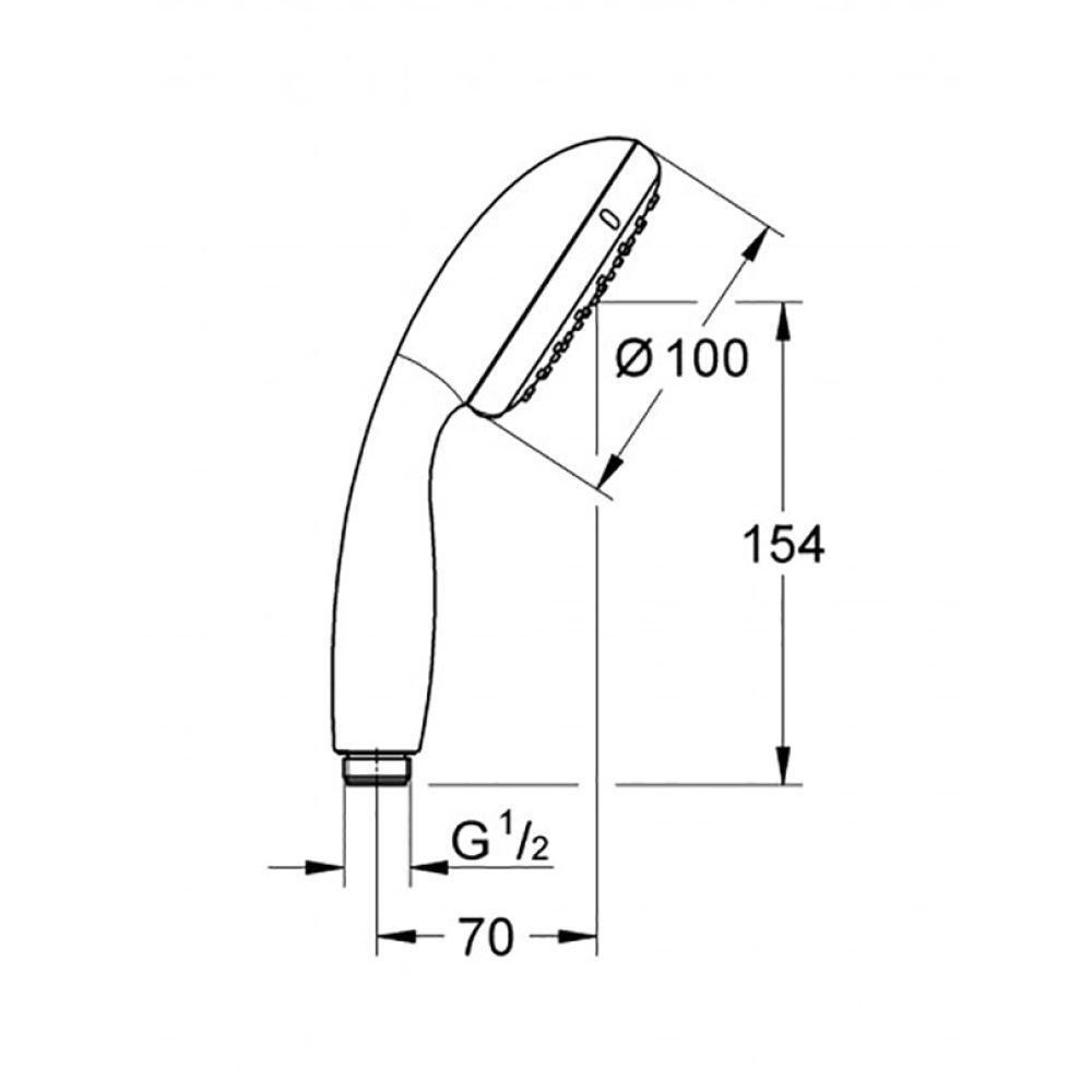 Лейка для ручного душа Grohe Tempesta 27597001