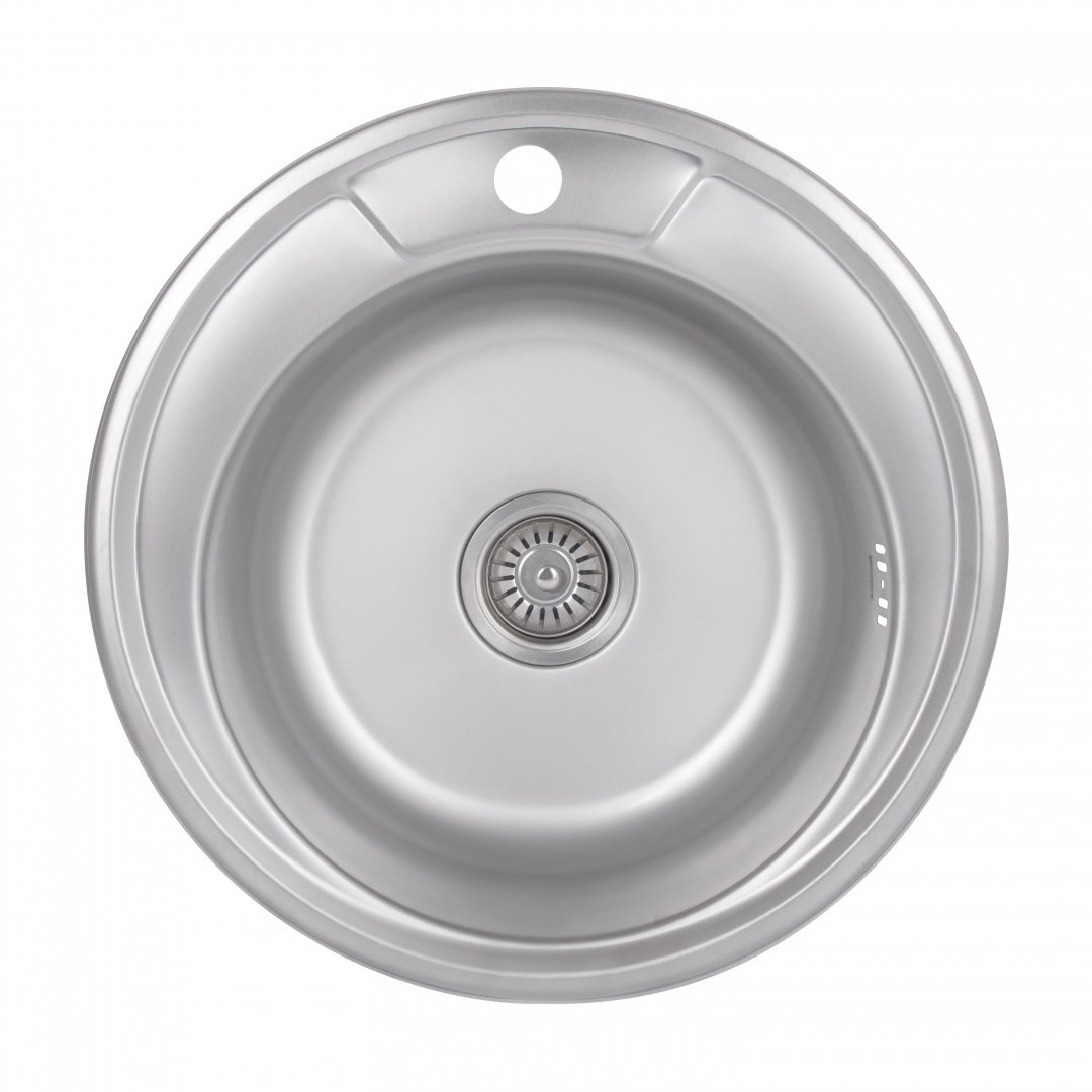 Кухонна мийка Brinex 490-A 0,6 мм Satin (BRIN490SAT06)