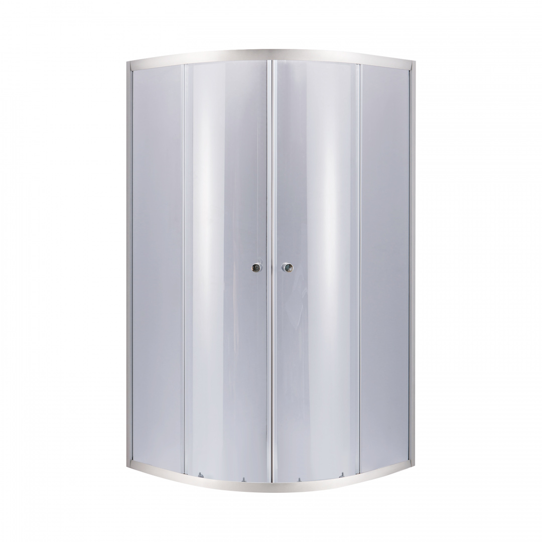 Душова кабіна Lidz Latwa SC90x90.SAT.LOW.GR, скло тоноване 4 мм без піддона