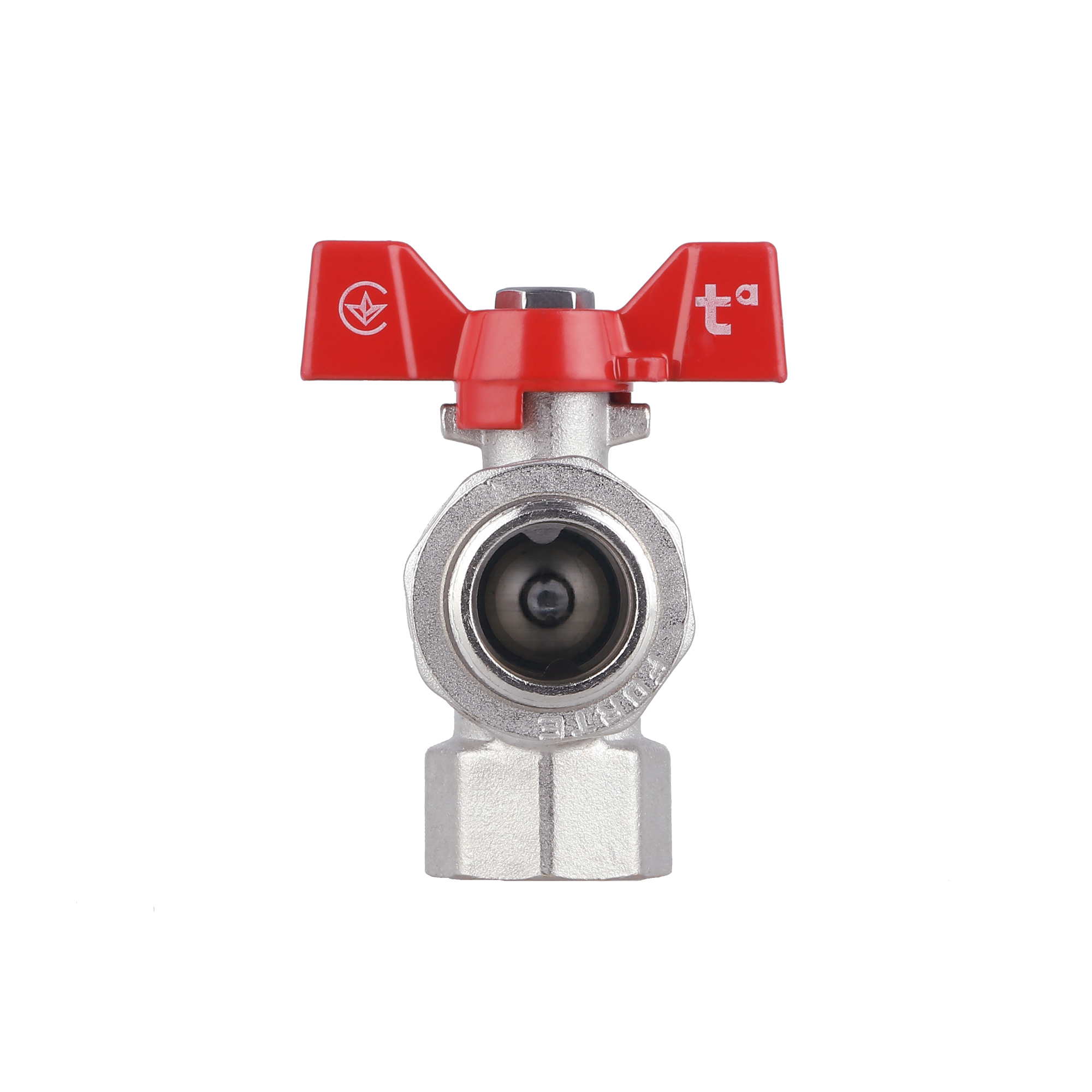 Кран кульовий «Американка» Thermo Alliance Forte 3/4" кутовий SF221W20