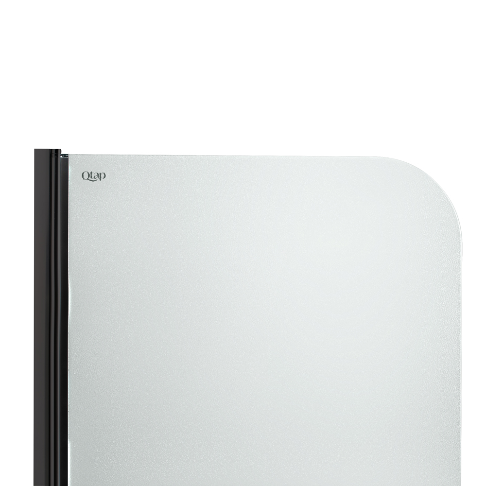 Штора на ванну Qtap Standard BLM407513APL скло Pear 6 мм, 75х140 см, ліва