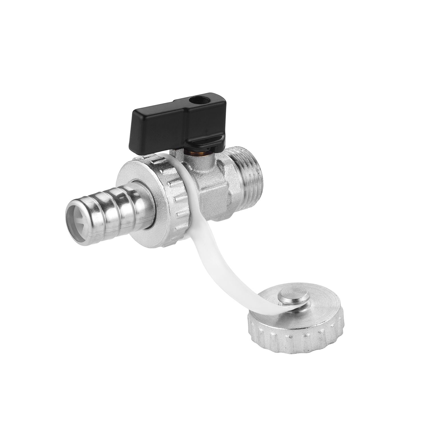 Зливний кран Karro 1/2" РЗ KR-11074 нікельований