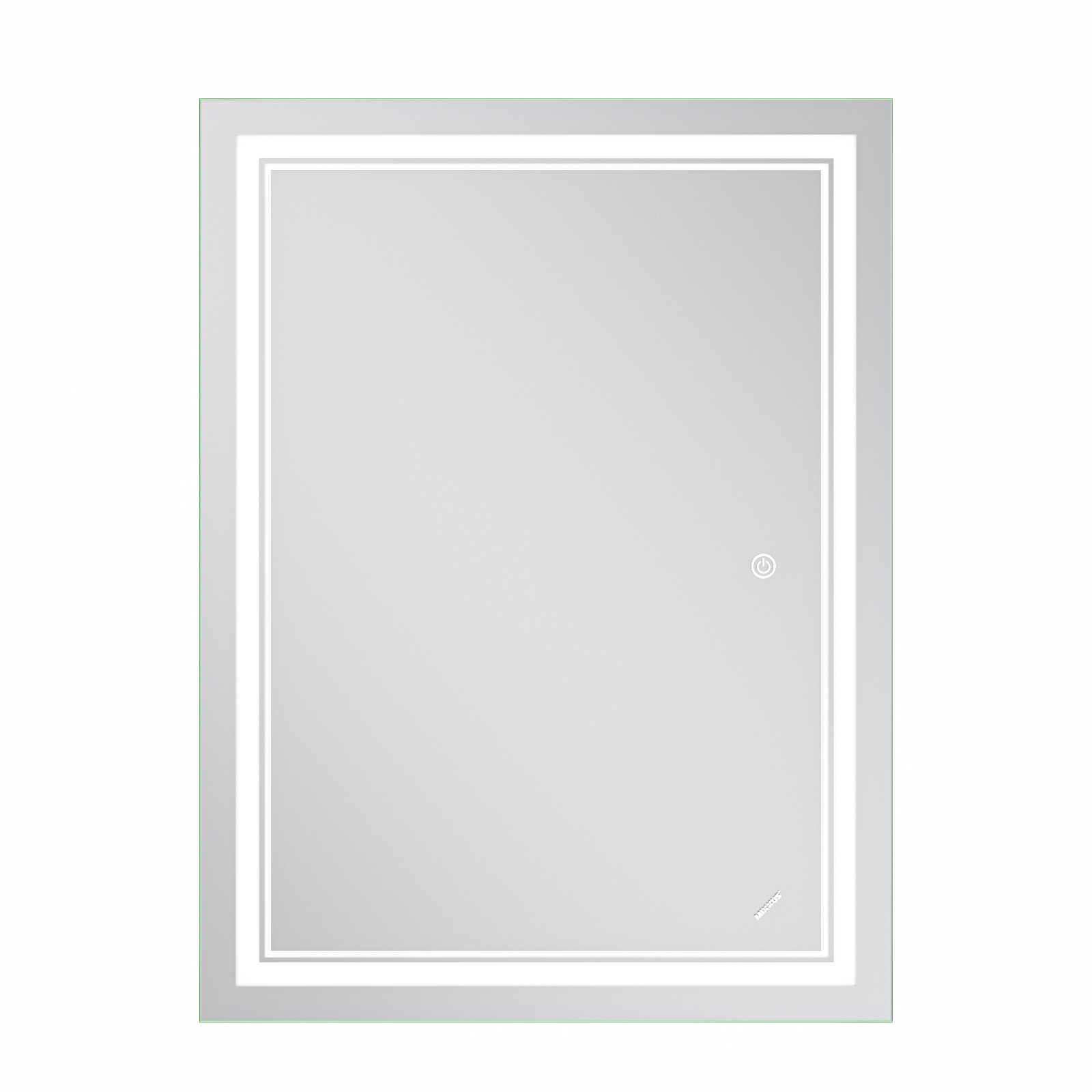 Дзеркало MIXXUS PREMIUM QUADRO MR20-80x60-REVERSE з LED Touch, Anti-fog, димером, рег. яскравості (MP6619)