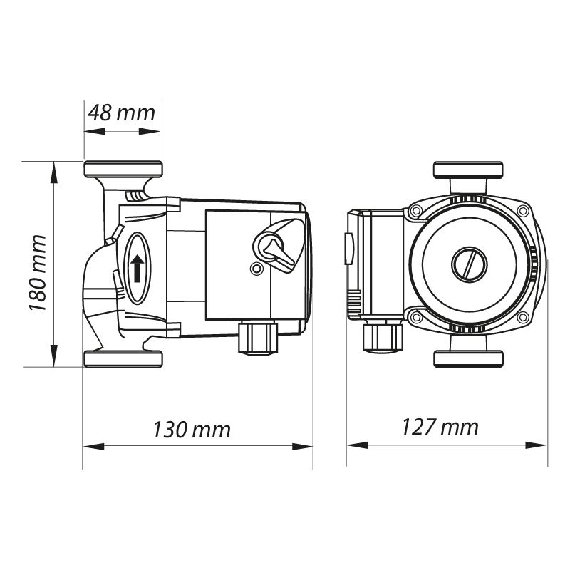 Насос циркуляційний Koer KP.GRS-25/6-130