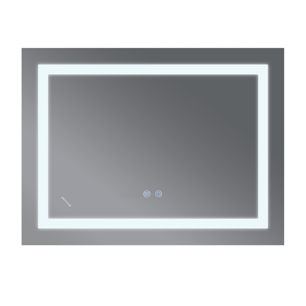 Дзеркало MIXXUS WARM MR12-90x70-REVERSE з LED Touch, Anti-fog, димером, рег. яскравості (MI6675)