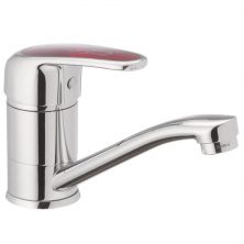 Змішувач для умивальника HAIBA MAGIC 555-15CM NUT RED (Колір хром) (HB0673)