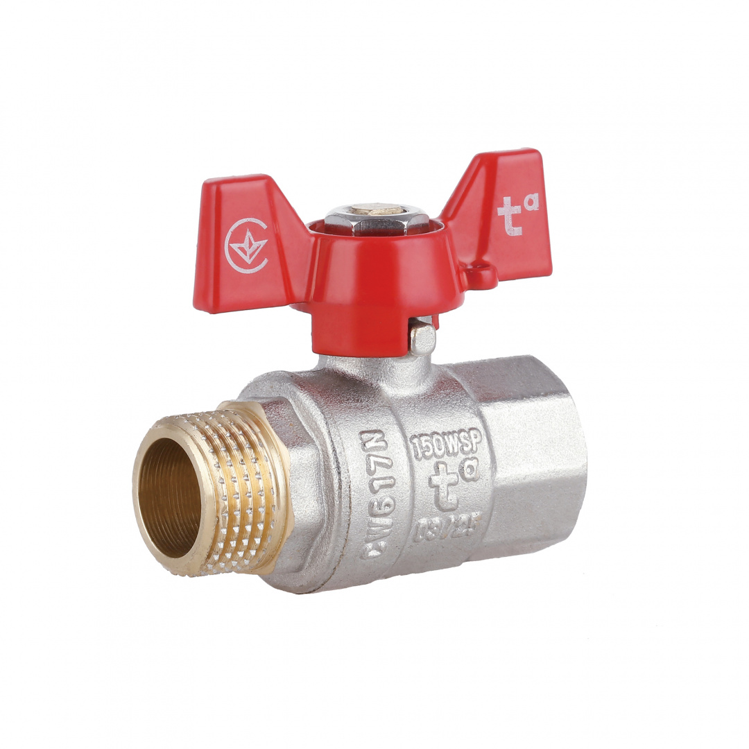 Кран кульовий Thermo Alliance Standart 1/2" ВЗ для води (метелик) SD607NW15PN40