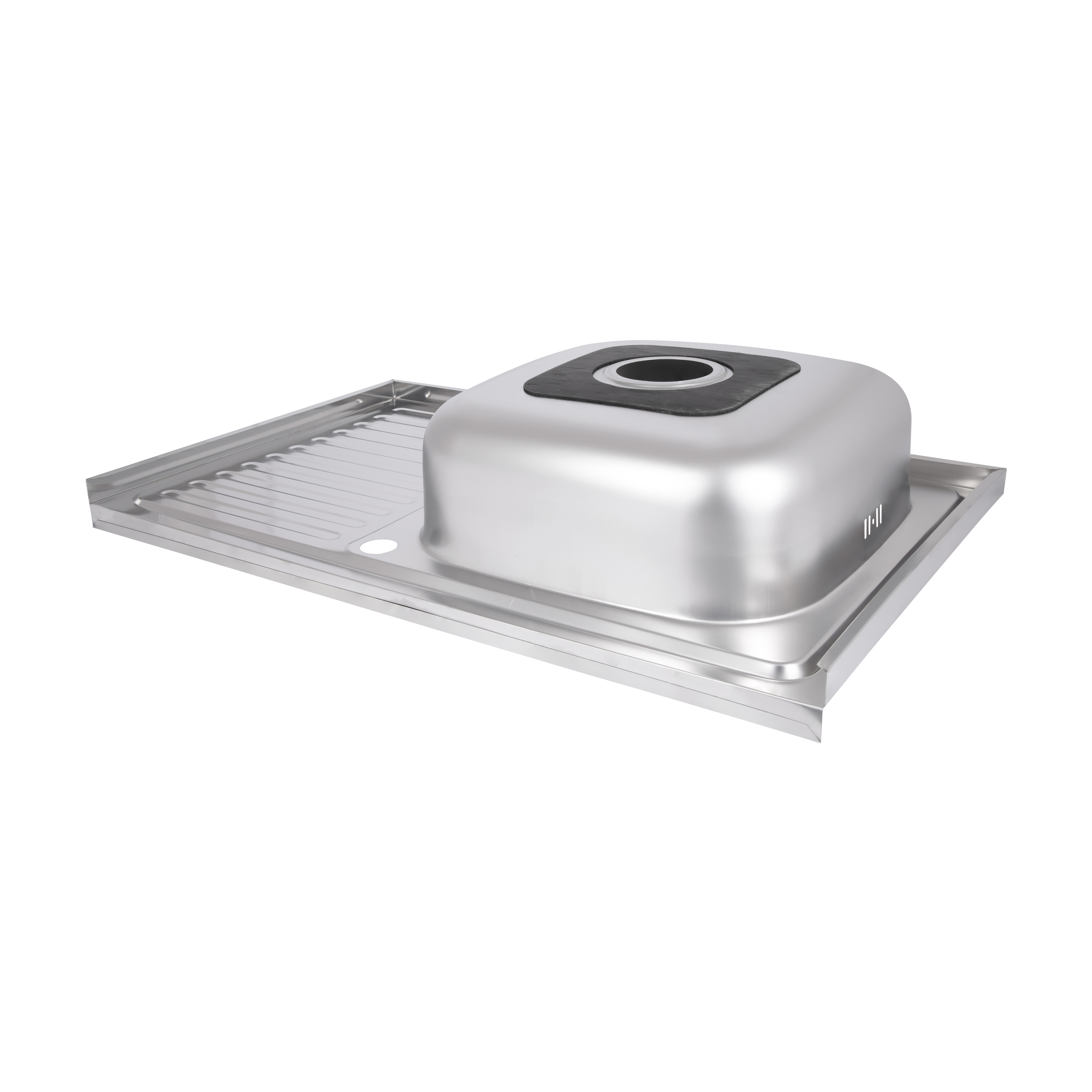 Кухонна мийка Brinex 5080-R 0,6 мм Satin (BRIN5080RSAT06)