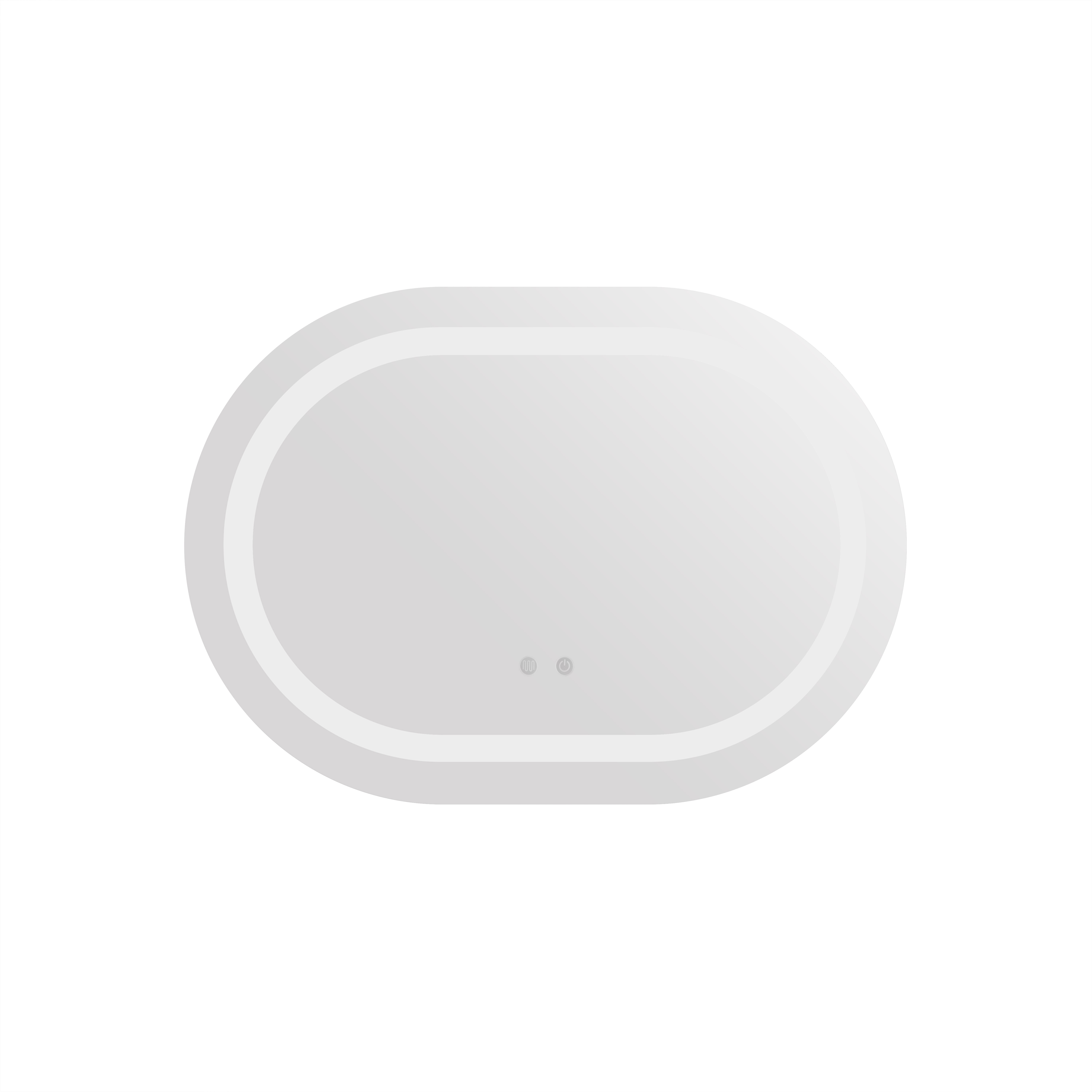 Дзеркало Qtap Gemini 600х800 з LED-підсвічуванням Touch, з антизапотіванням, з димером, рег. темп. кольору (3000-6500K) QT2578R6080