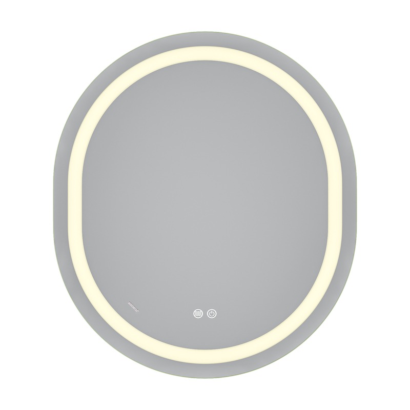 Дзеркало MIXXUS PREMIUM ELLIPSE MV05-80x70-REVERSE з LED Touch, Anti-fog, димером (3-6,5kK) (MP6643)