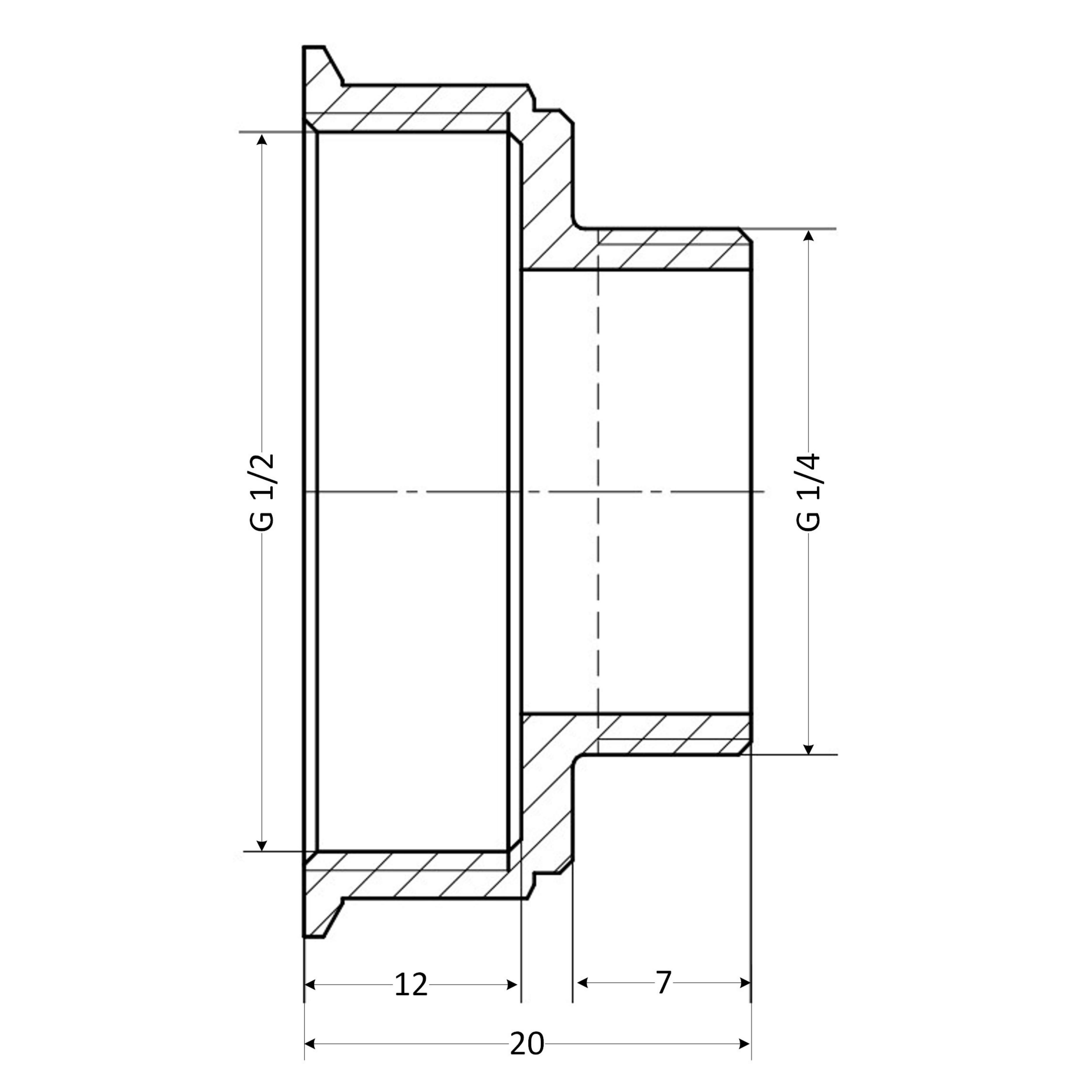 Перехід Thermo Alliance Standart 1/2"х1/4" ВЗ SD409156