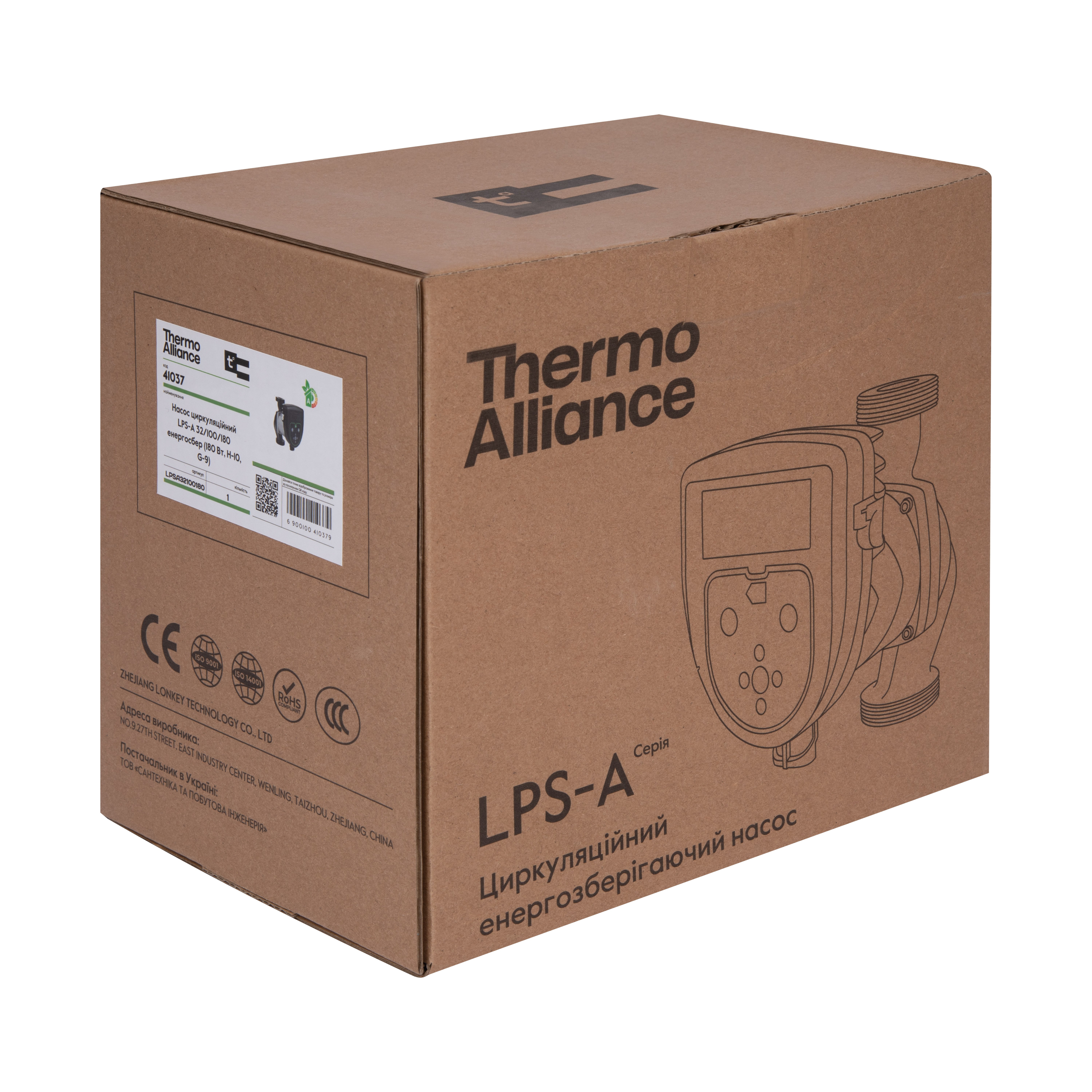 Насос циркуляційний енергоощадний Thermo Alliance LPS-A 32/100/180
