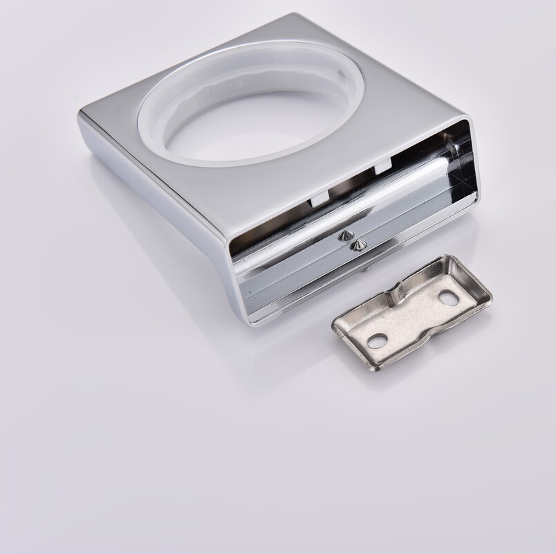 Стакан одинарний настінний KOER AS-0103-01 (скло) (колір хром глянець) (KR6165)