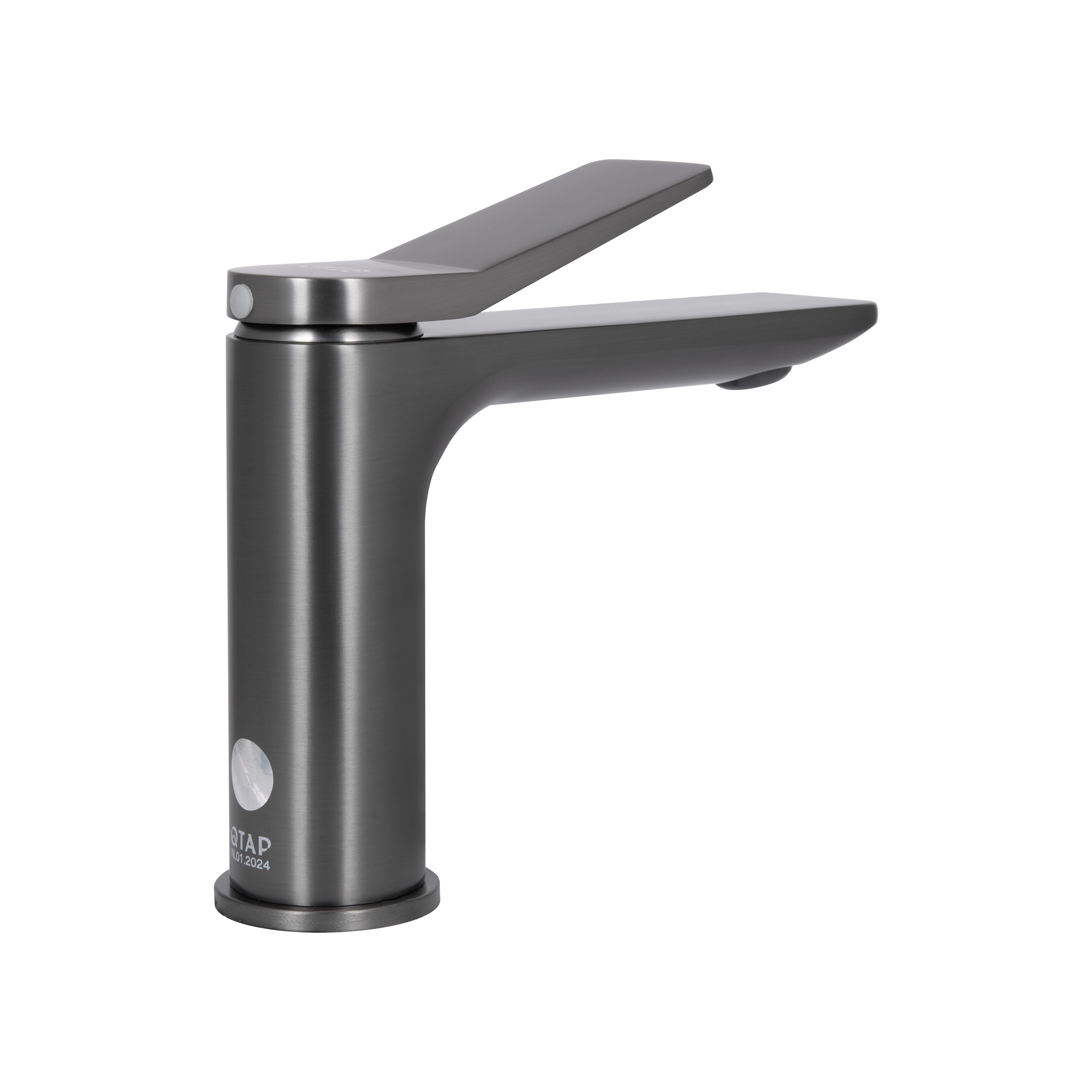 Змішувач для раковини Qtap Presto QTPRE270GRP45581 Gunmetal Black