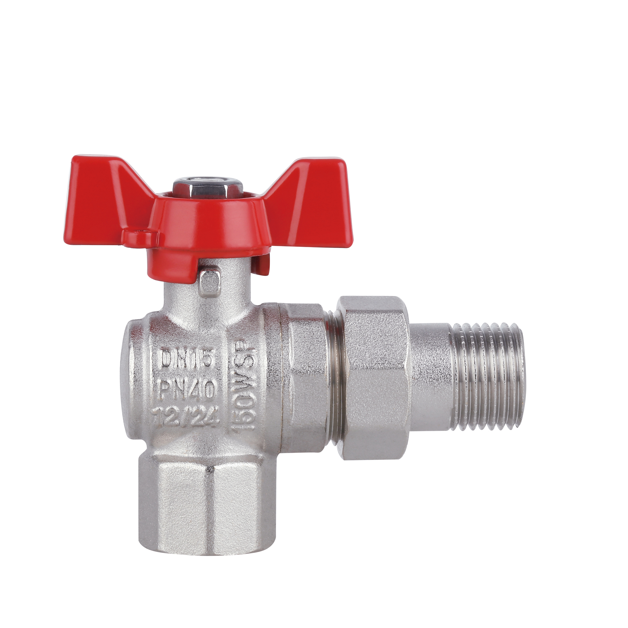 Кран кульовий «Американка» Thermo Alliance Forte 1/2" кутовий SF221W15