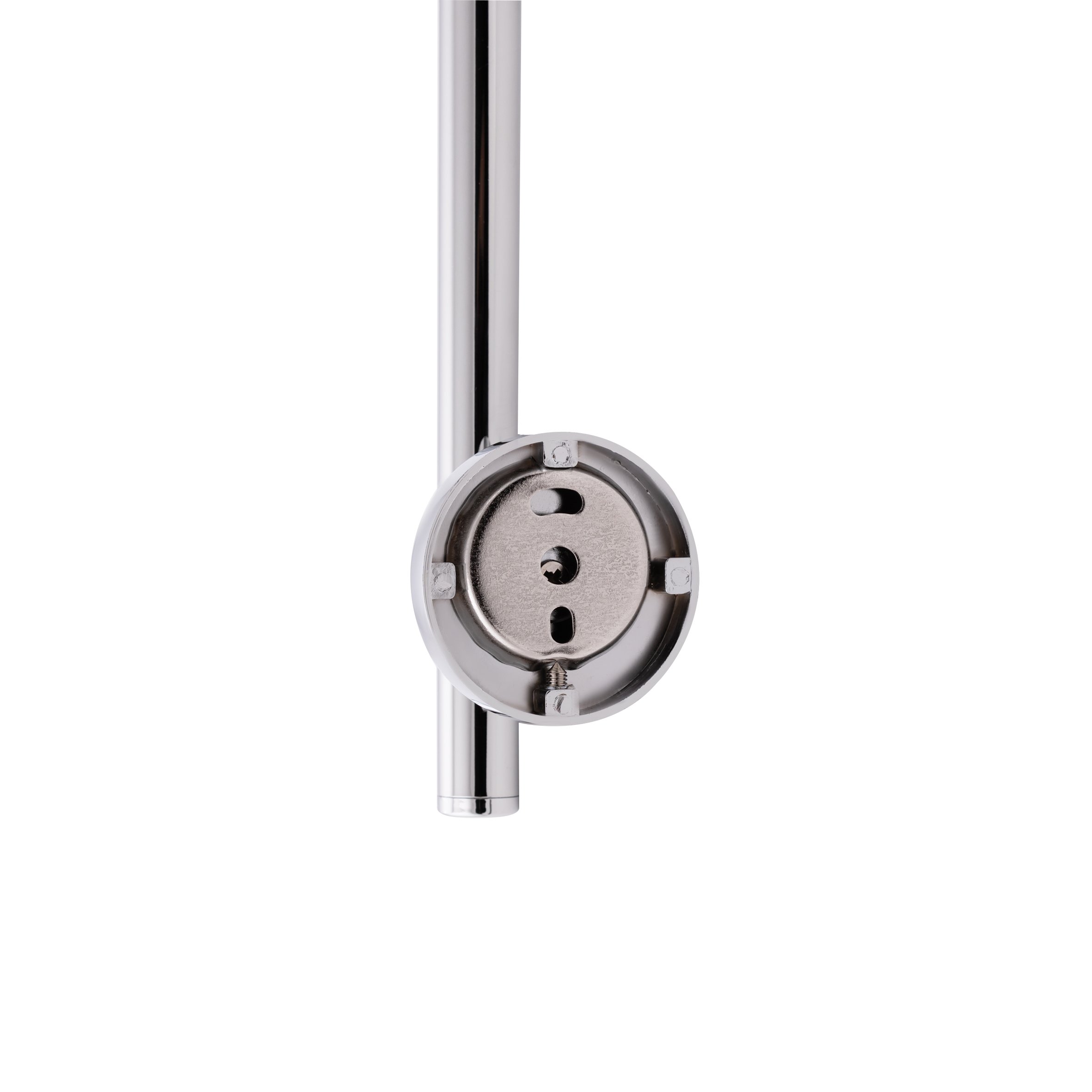 Стійка універсальна Qtap Sprha 700 мм округла з полицею QT003 Chrome