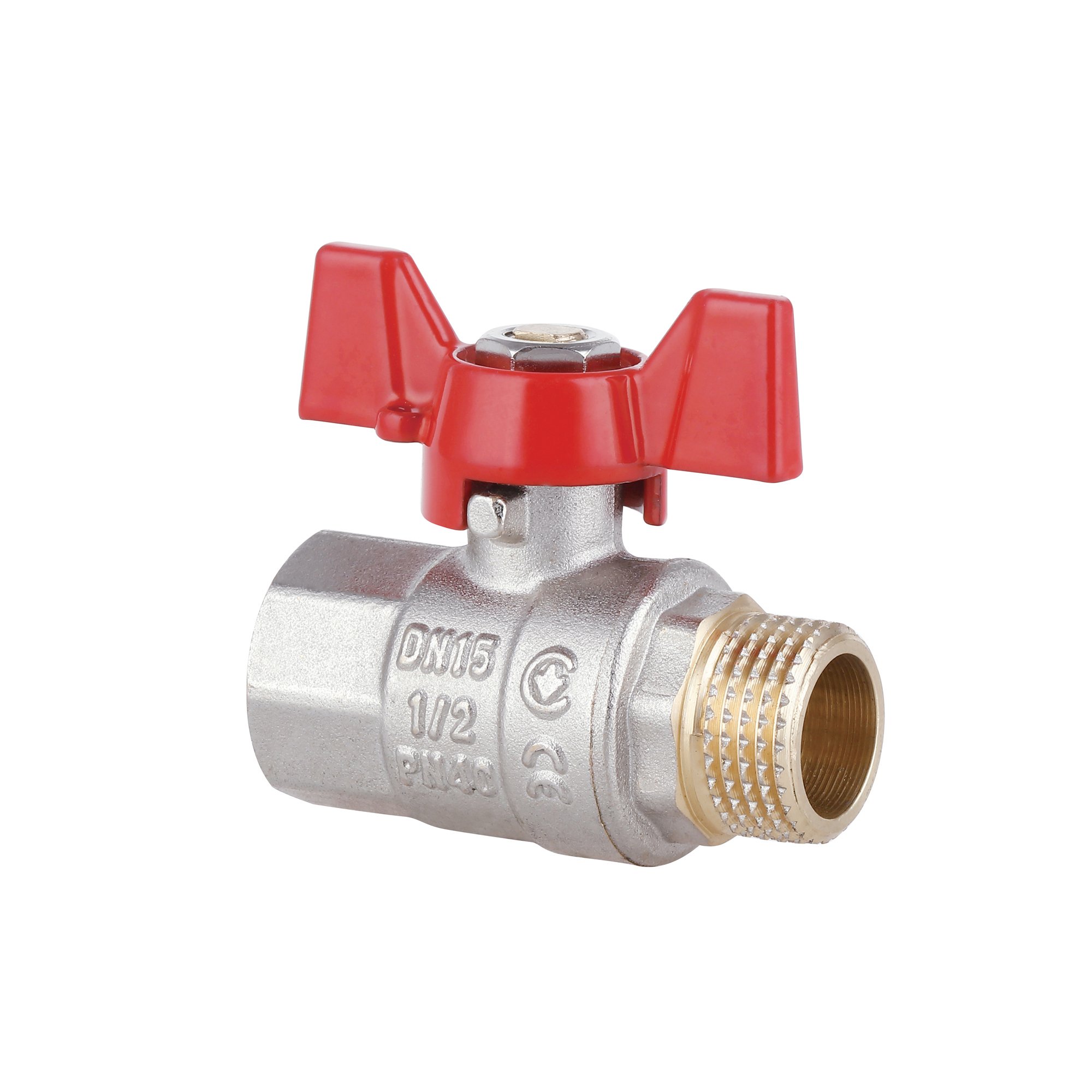 Кран кульовий Thermo Alliance Standart 1/2" ВЗ для води (метелик) SD607NW15PN40