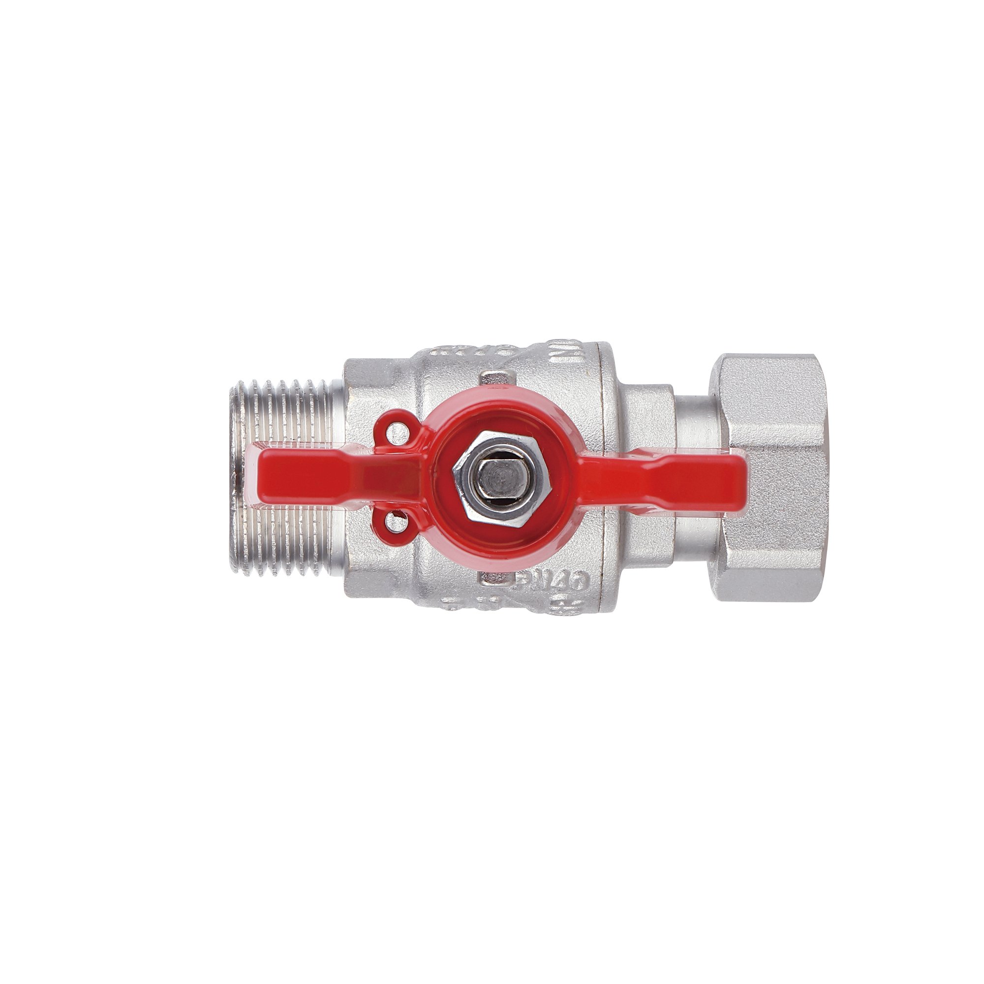 Кран кульовий з накидною гайкою Thermo Alliance Forte 3/4" ВЗ для води прямий SF261W20