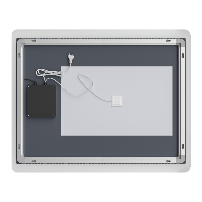 Дзеркало MIXXUS PREMIUM OLIVARY MR19-90x70-REVERSE з LED Touch, Anti-fog, димером (3-6,5kK) (MP6630)